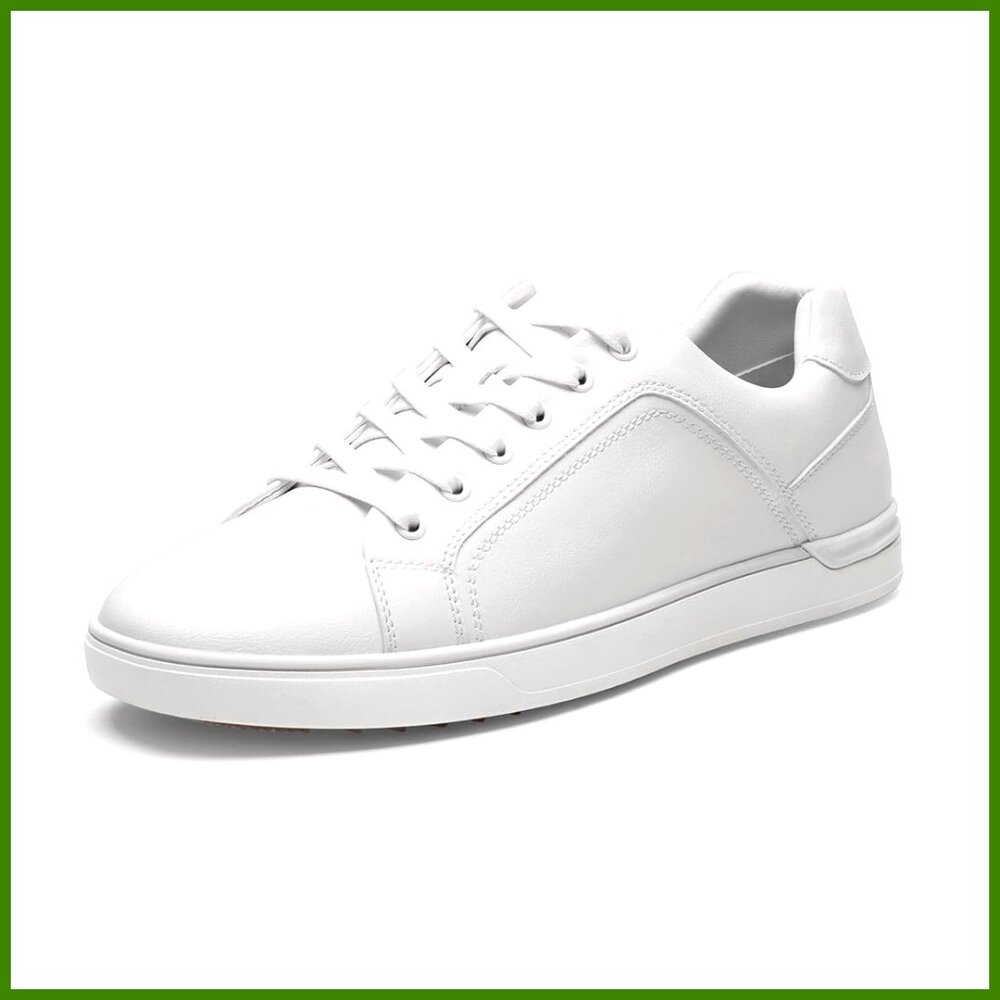 Men's Casual Dress Sneakers Skate Shoes with Arch Support